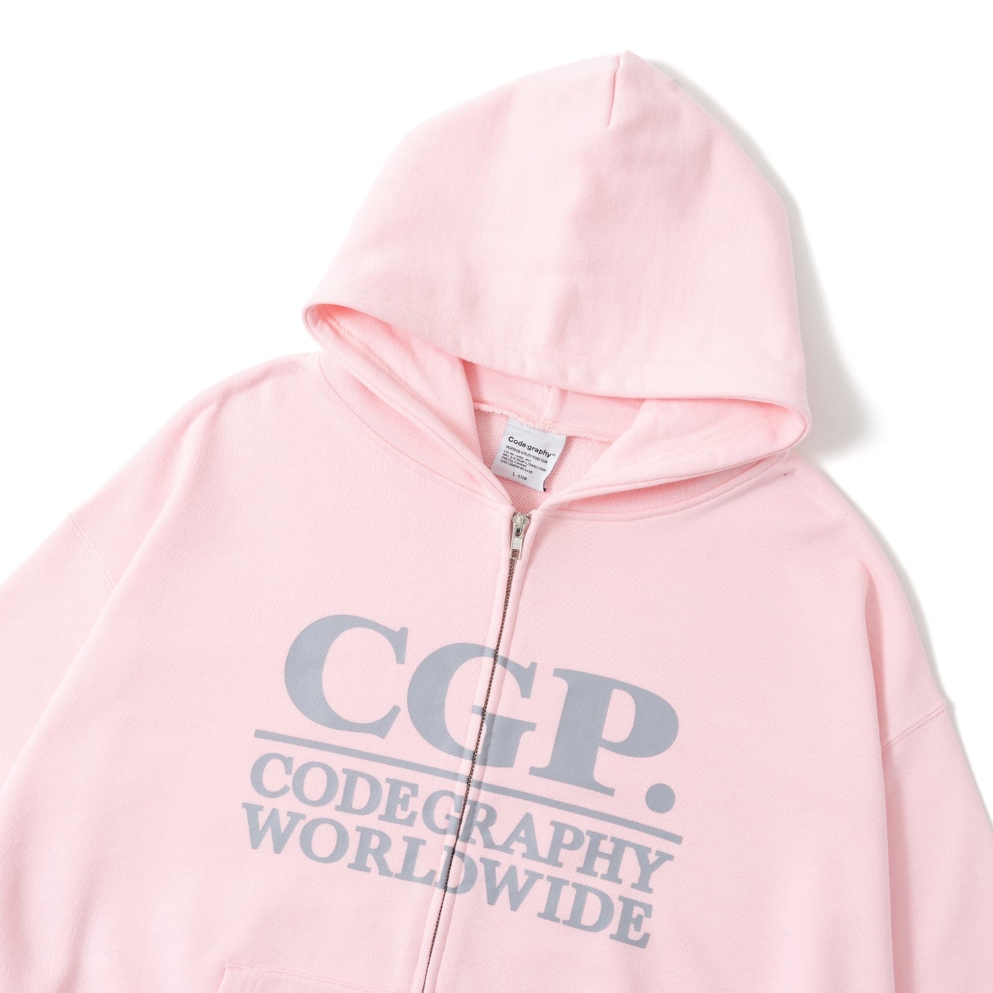 Square Logo Zip Hoodie