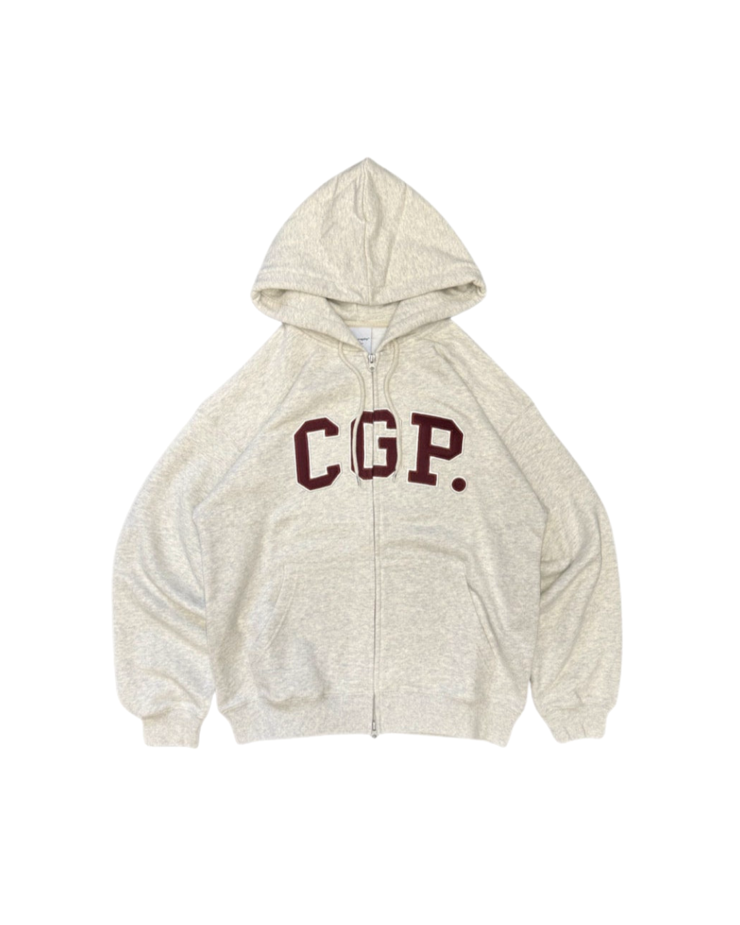 CGP arch logo hooded zip-up CBESUTC001
