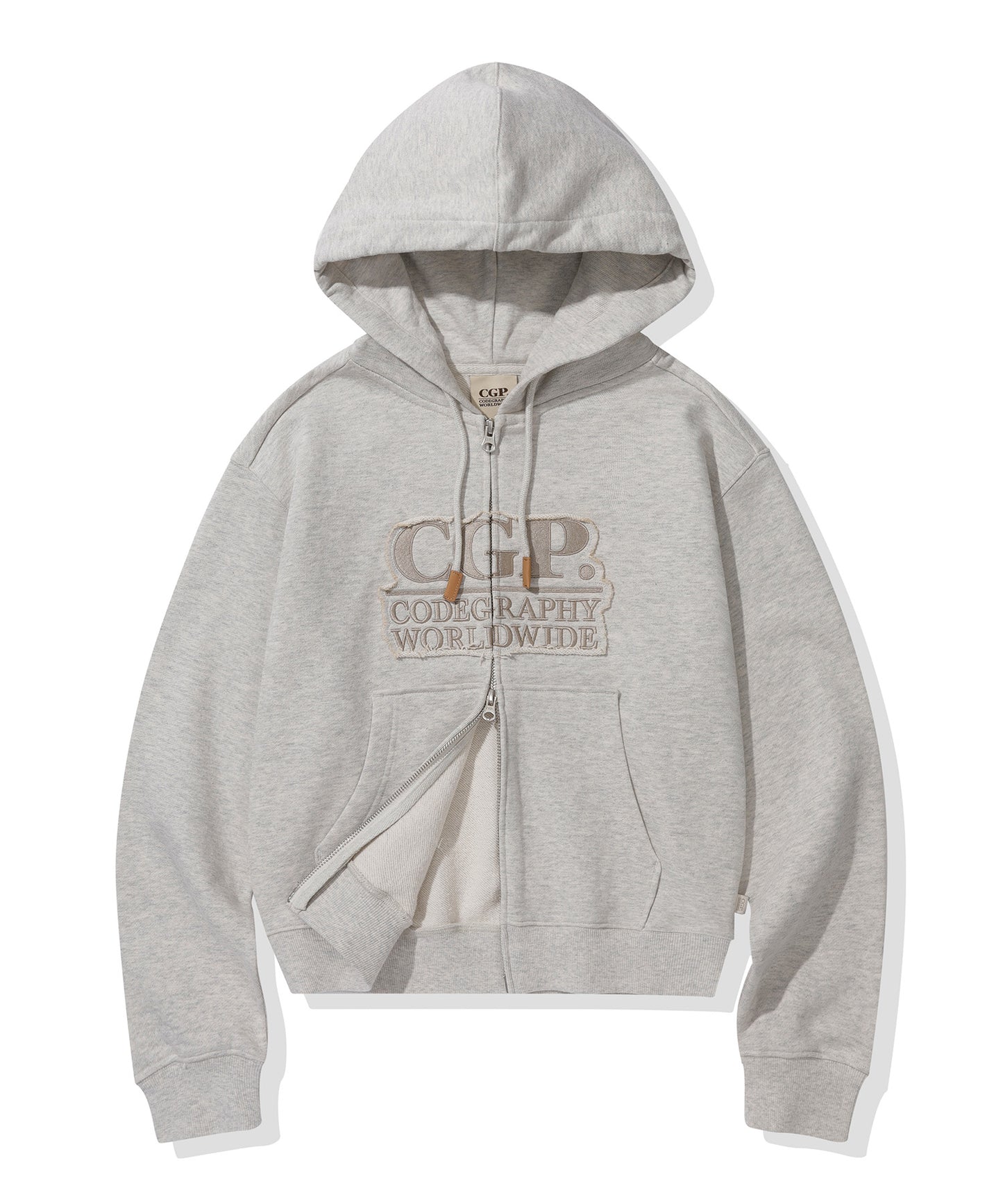 (Women) Square Point Hooded Zip-up CBEWWTC030