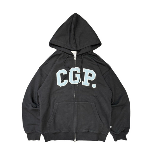 CGP arch logo hooded zip-up CBESUTC001