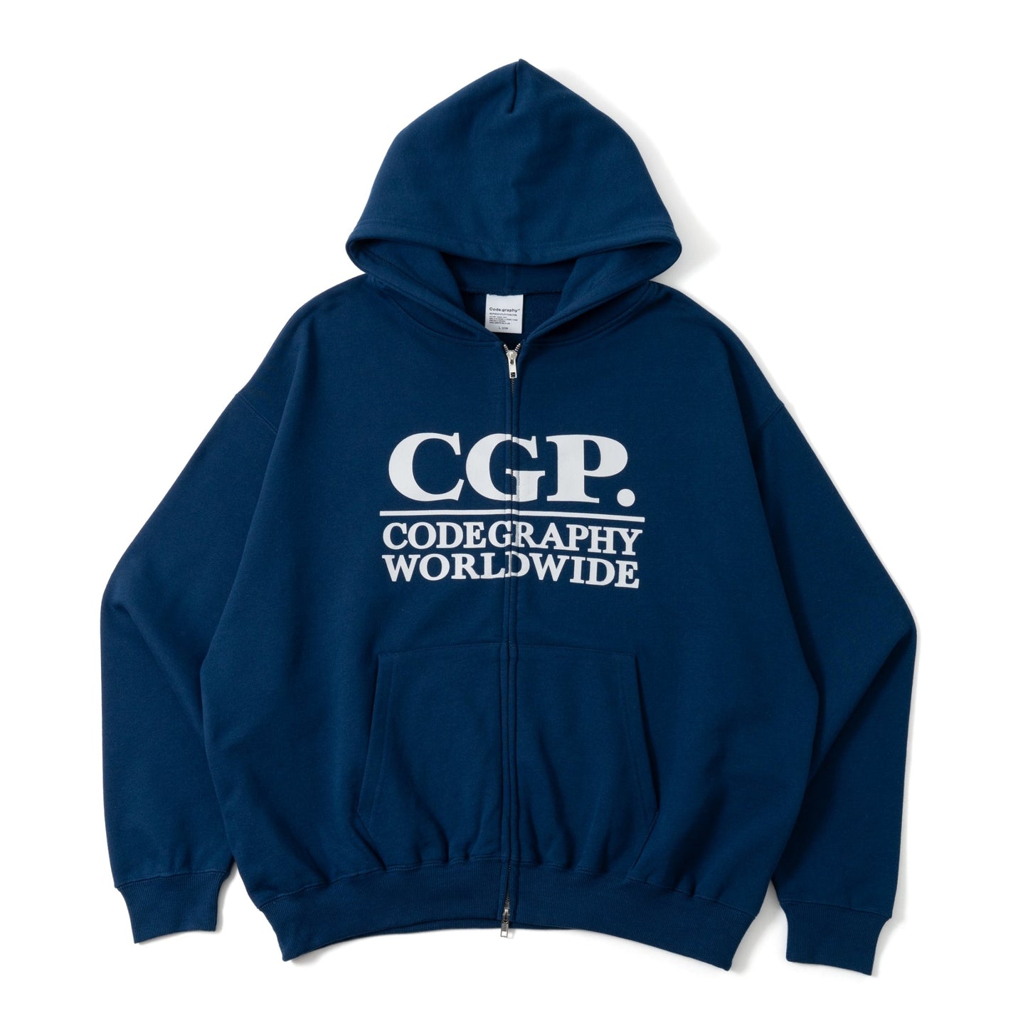 Square Logo Zip Hoodie