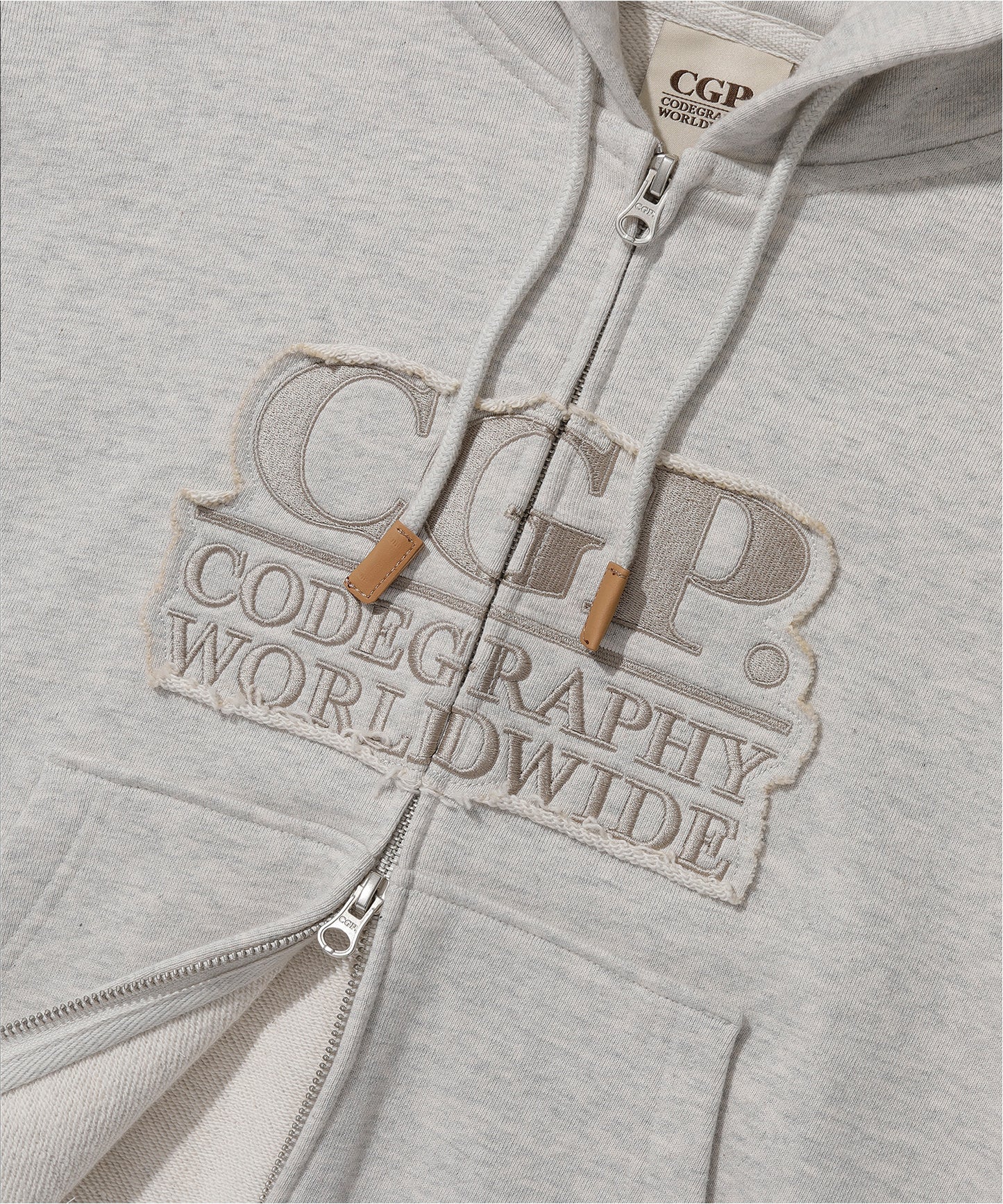 (Women) Square Point Hooded Zip-up CBEWWTC030