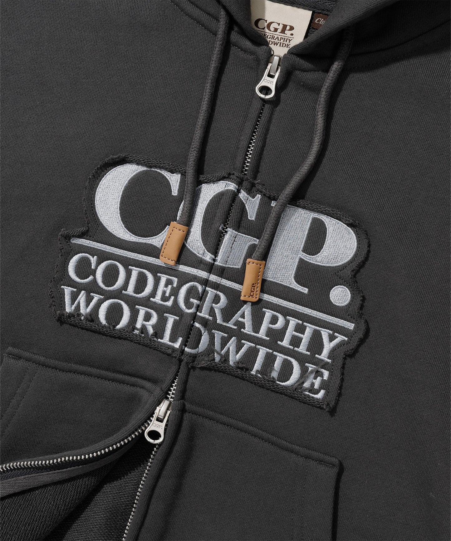 (Women) Square Point Hooded Zip-up CBEWWTC030