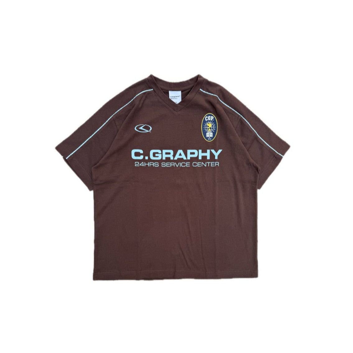 CG 24H  TRACK OVER FIT V-NECK Tee