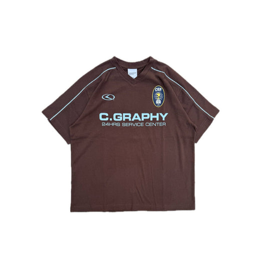 CG 24H  TRACK OVER FIT V-NECK Tee