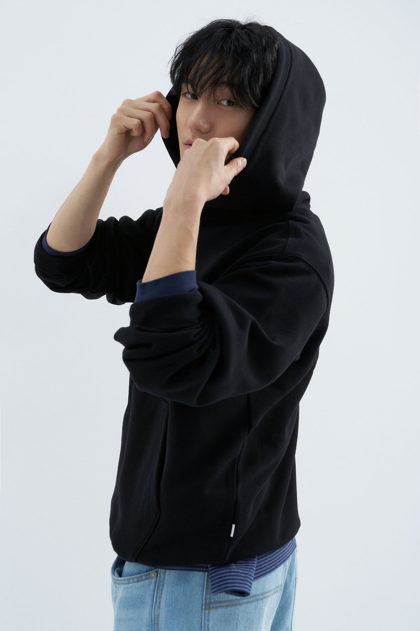 Square Logo Front and Back Hoodie CBFSUTH005