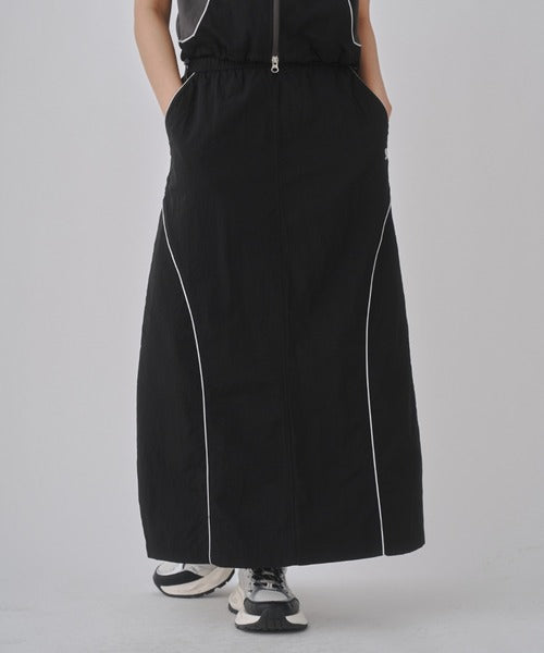 CONTRAST LONG SKIRT CBDSWKK160