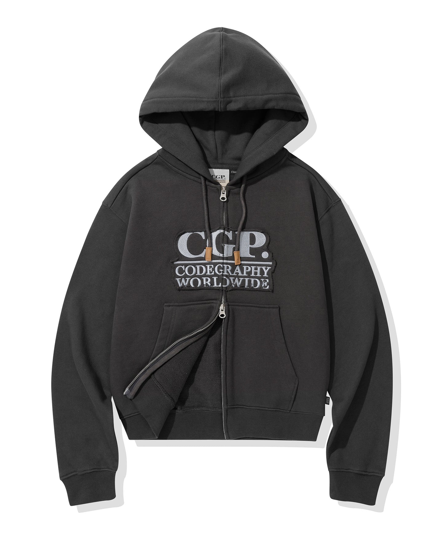 (Women) Square Point Hooded Zip-up CBEWWTC030