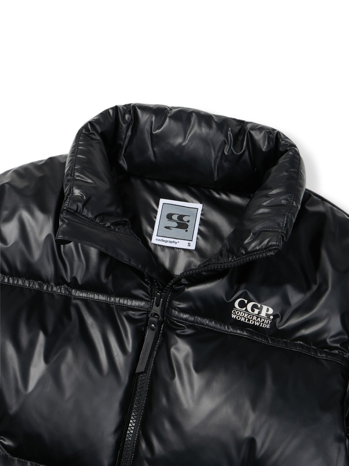 (Women) RDS glossy duck down puffa short padding CBDWWIH001