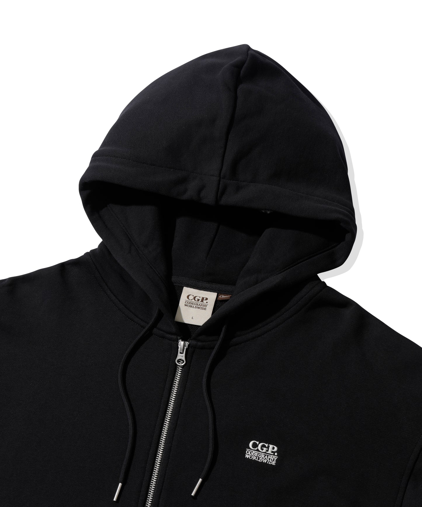 Square Logo Hooded Zip-up CBEBUTC030