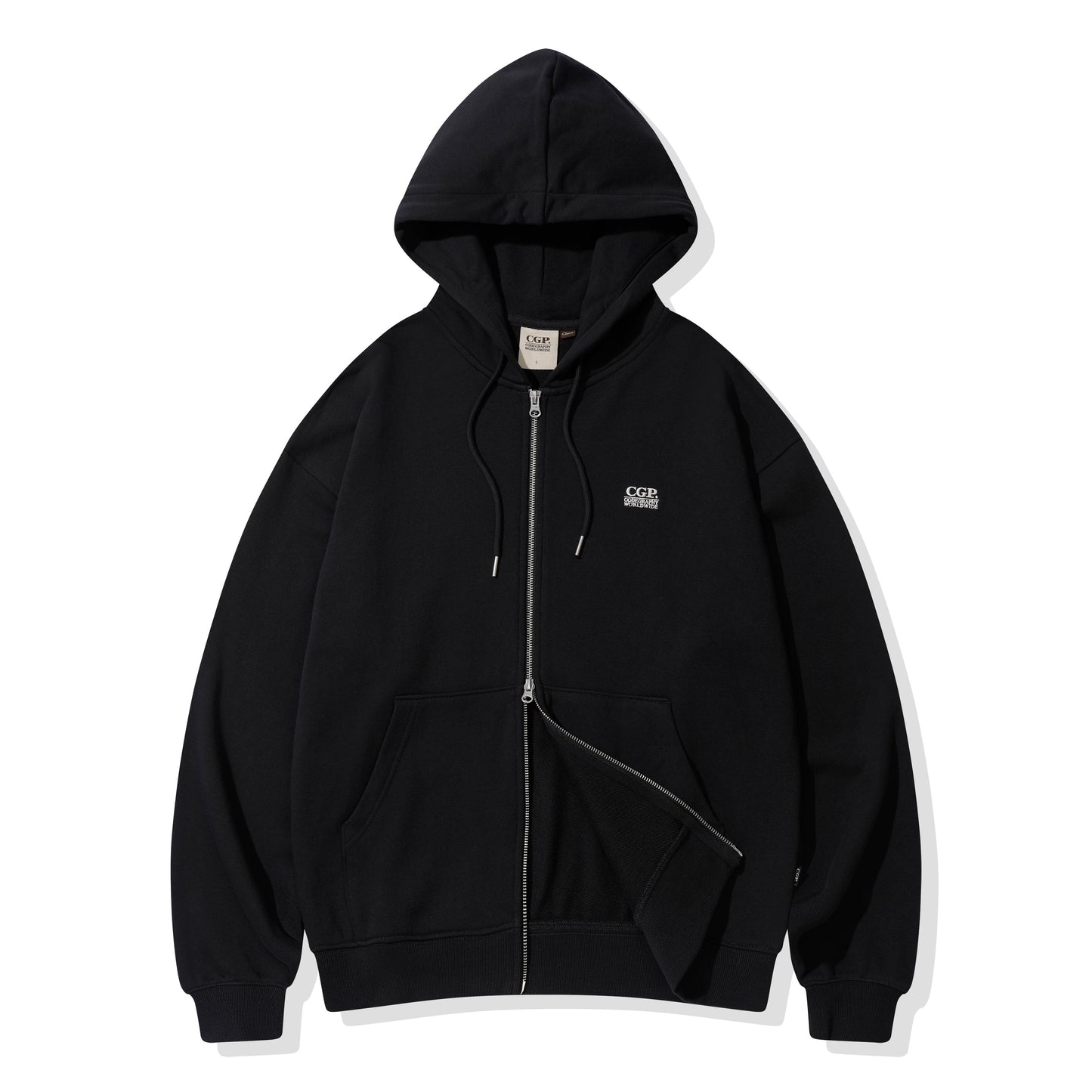Square Logo Hooded Zip-up CBEBUTC030