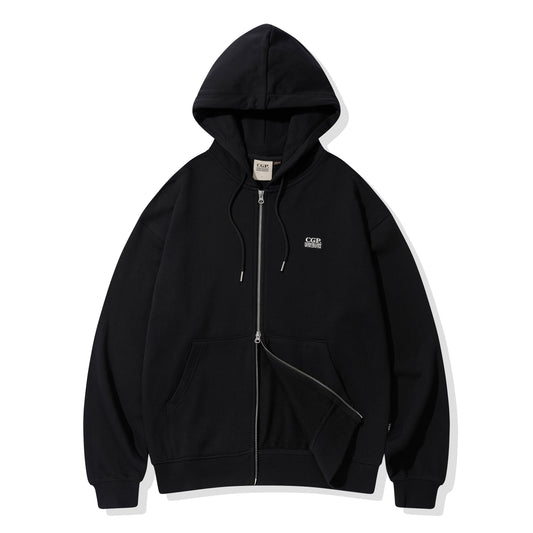 Square Logo Hooded Zip-up CBEBUTC030