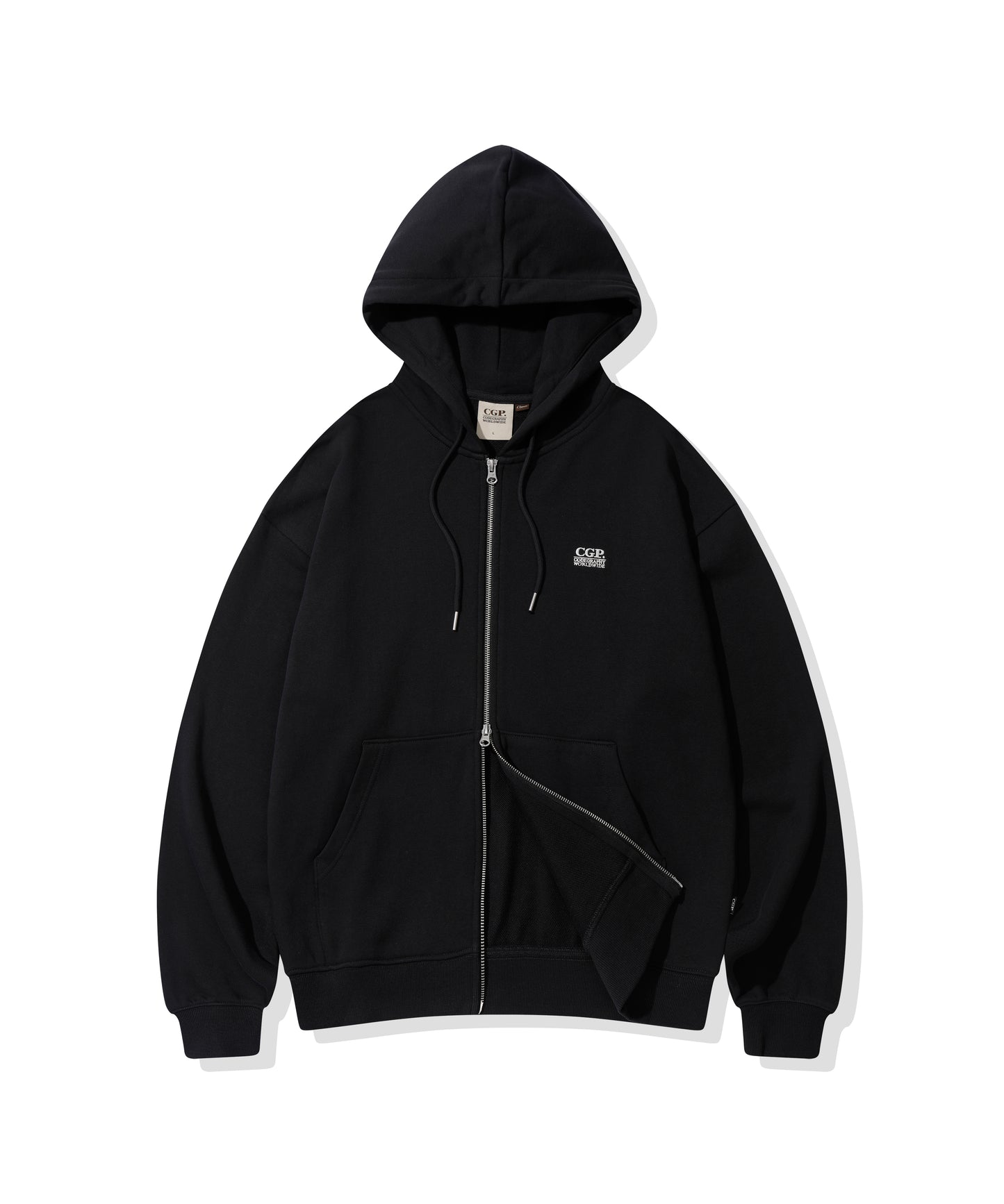 Square Logo Hooded Zip-up CBEBUTC030
