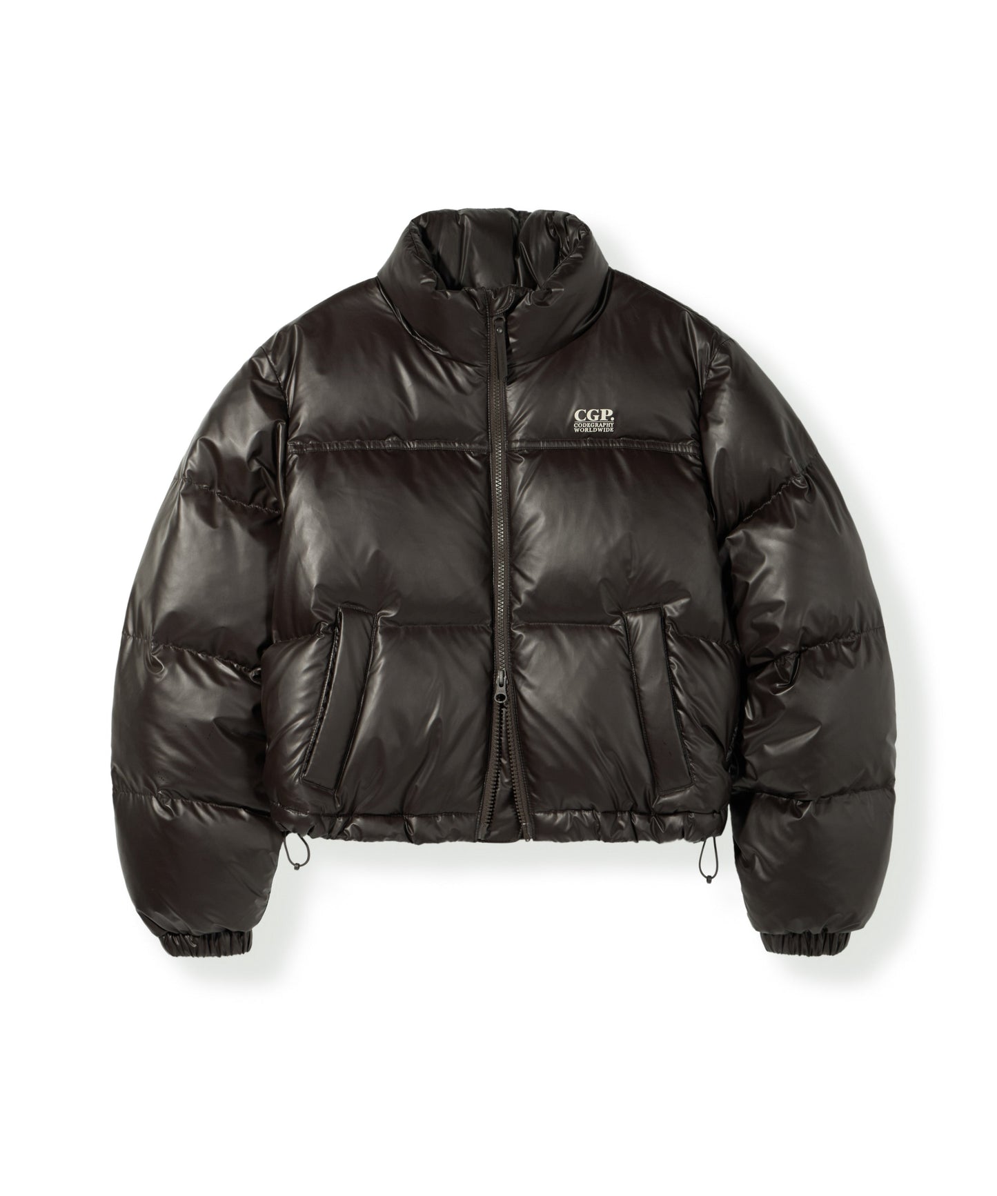 (Women) RDS glossy duck down puffa short padding CBDWWIH001