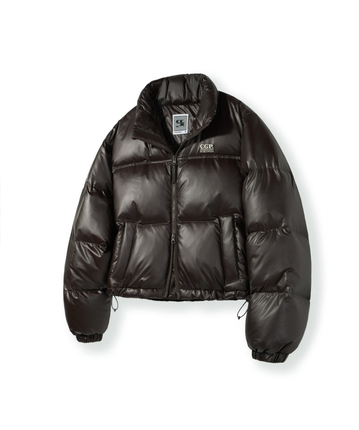 (Women) RDS glossy duck down puffa short padding CBDWWIH001