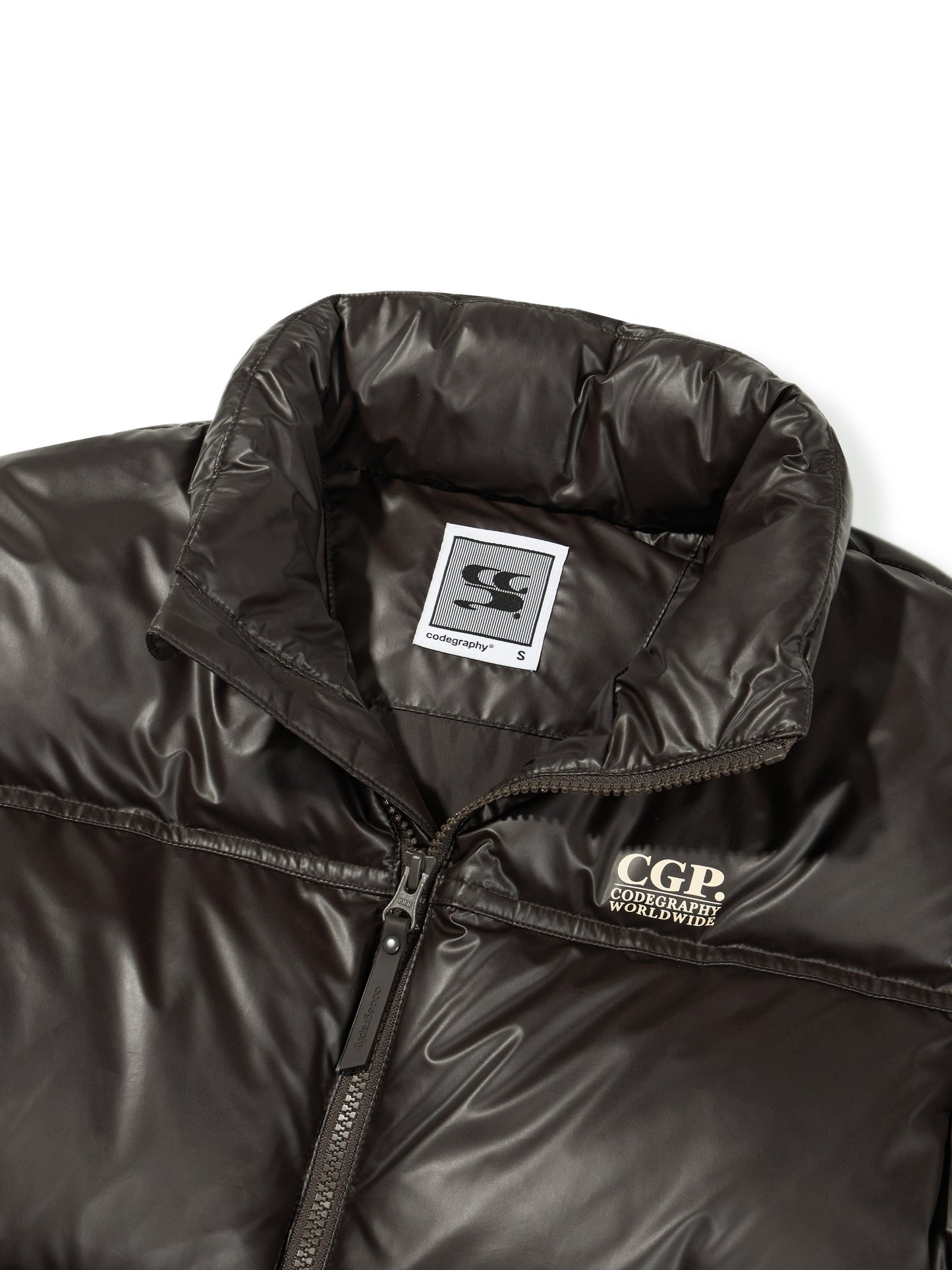 (Women) RDS glossy duck down puffa short padding CBDWWIH001