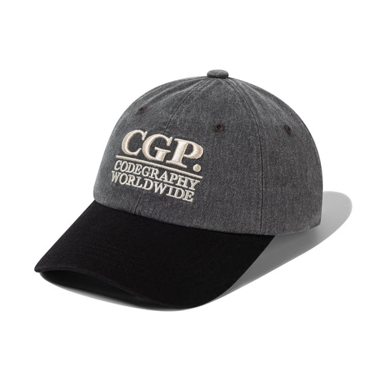 Square Logo Washing Color Blocking Ball Cap CBEWUAC031