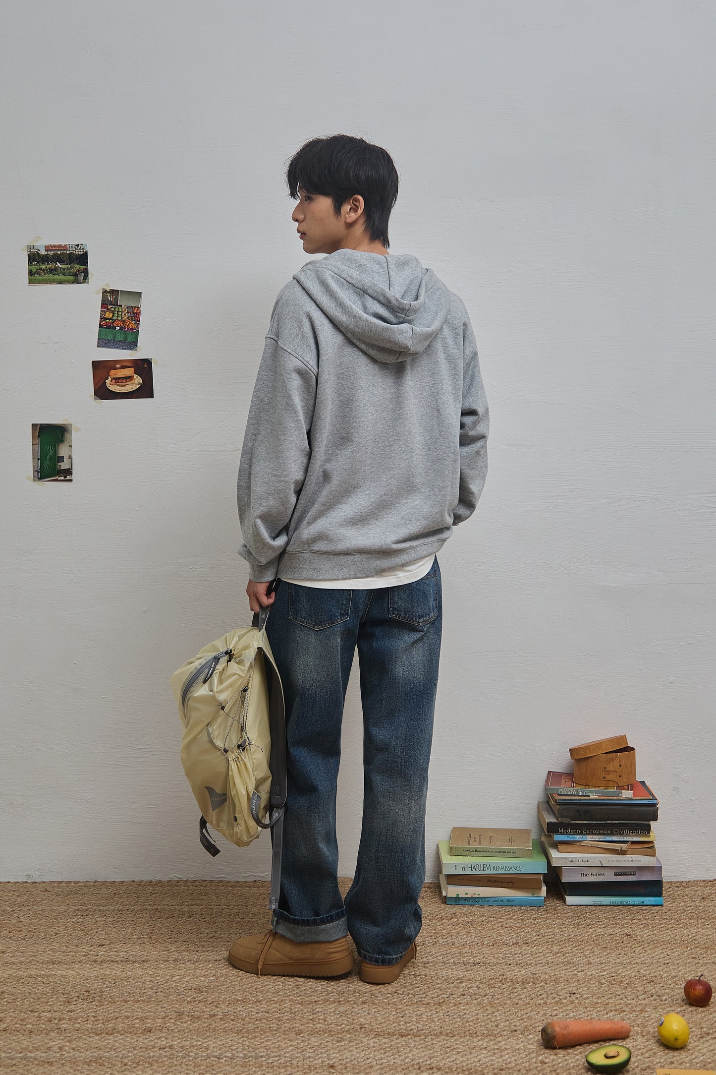 Square Logo Hooded Zip-up CBEBUTC030