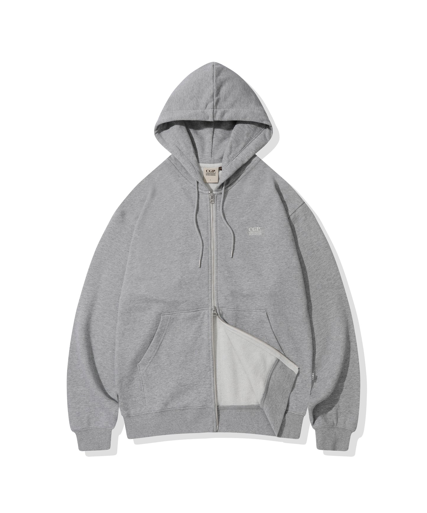 Square Logo Hooded Zip-up CBEBUTC030