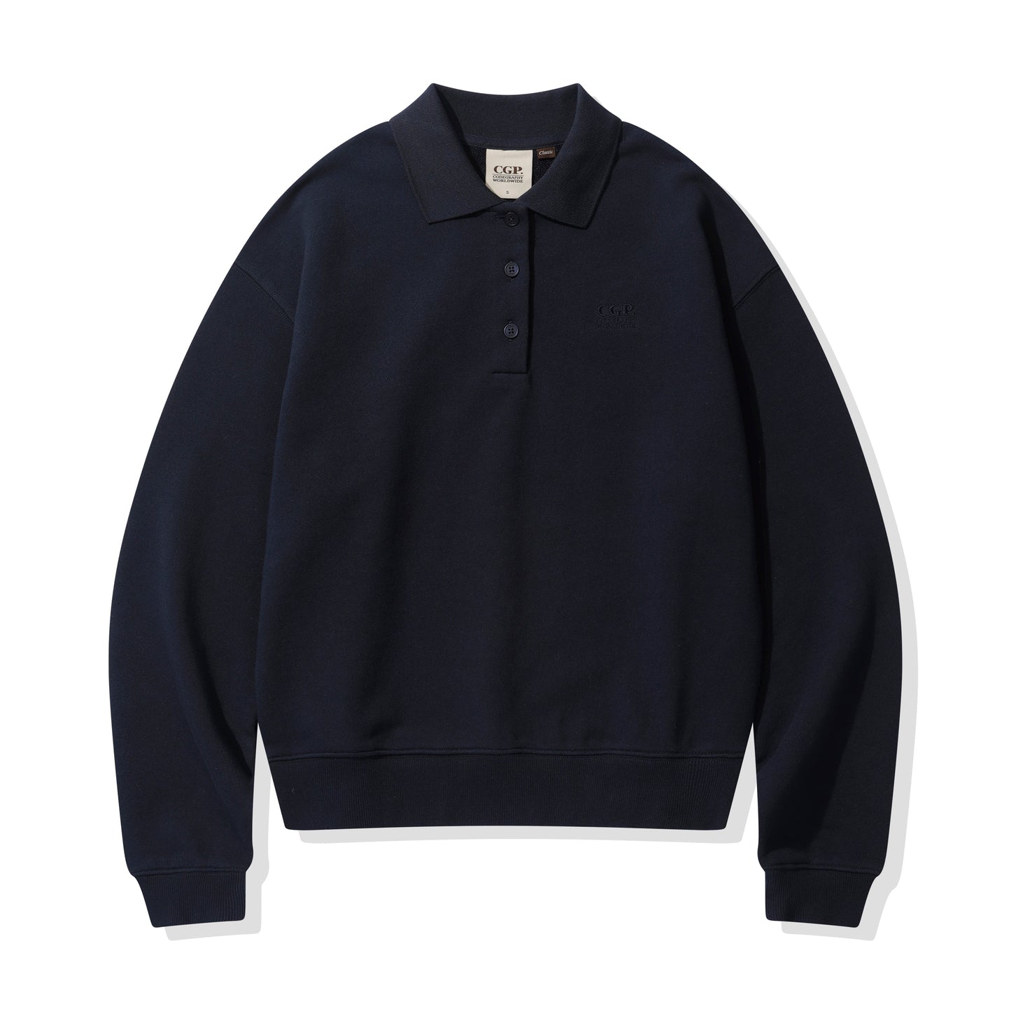 (Women) Small Square Logo Rugby Man-to-Man CBEWWTL034