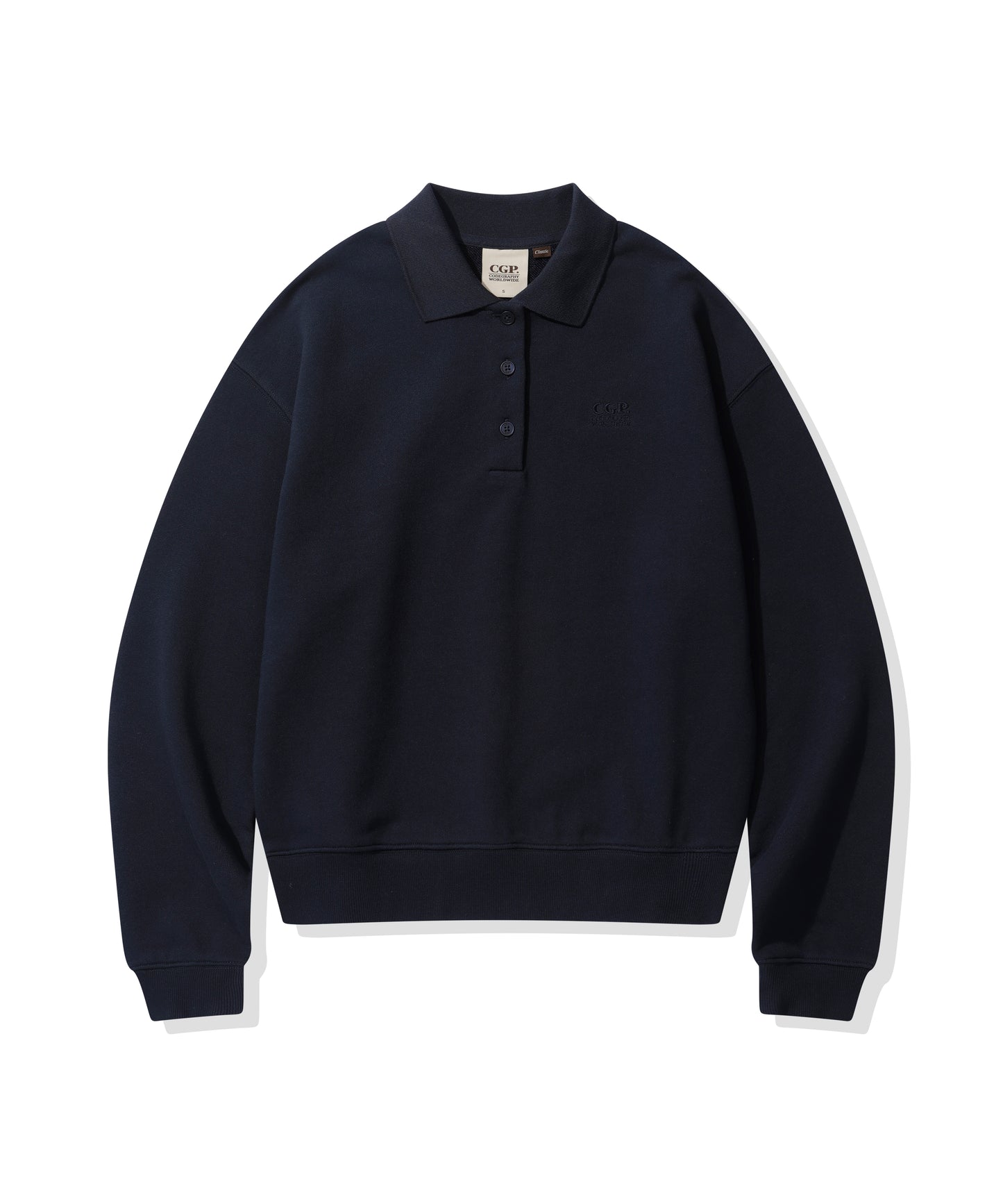 (Women) Small Square Logo Rugby Man-to-Man CBEWWTL034