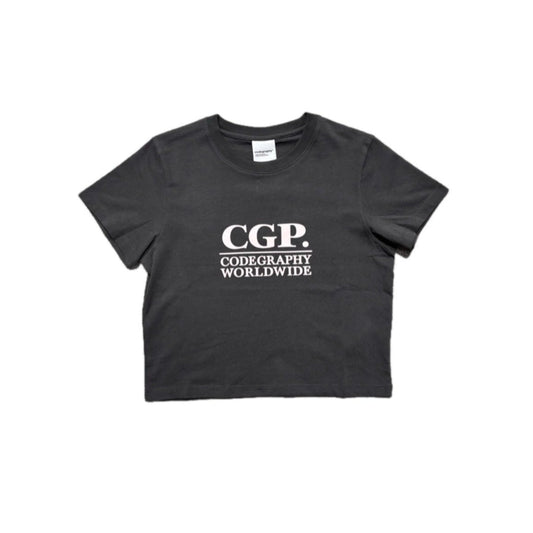 (Women) CGP Square Logo Crop Short Sleeve T-Shirt CBEUWTS015