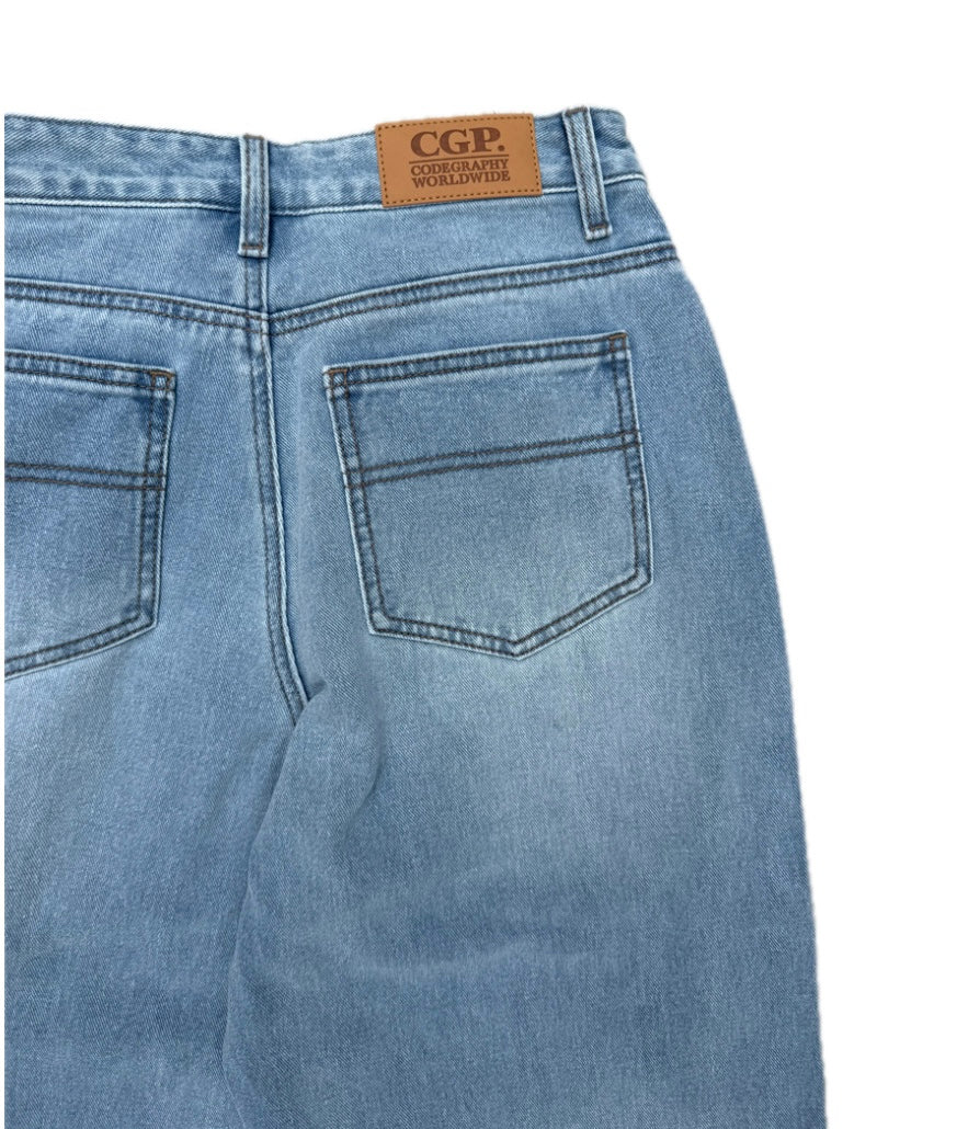 wide denim pants CBESUDP002