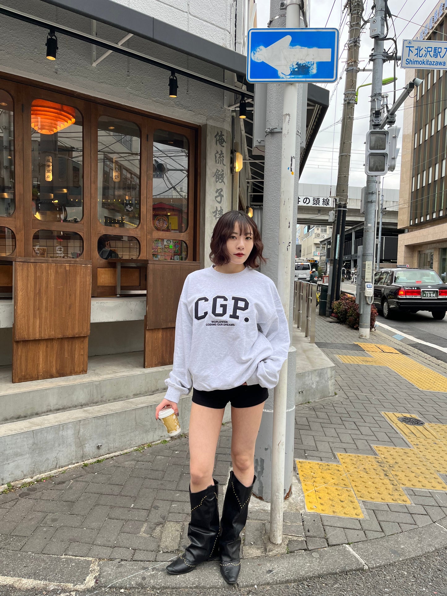 CGP arch logo crew neck CBESUTL100