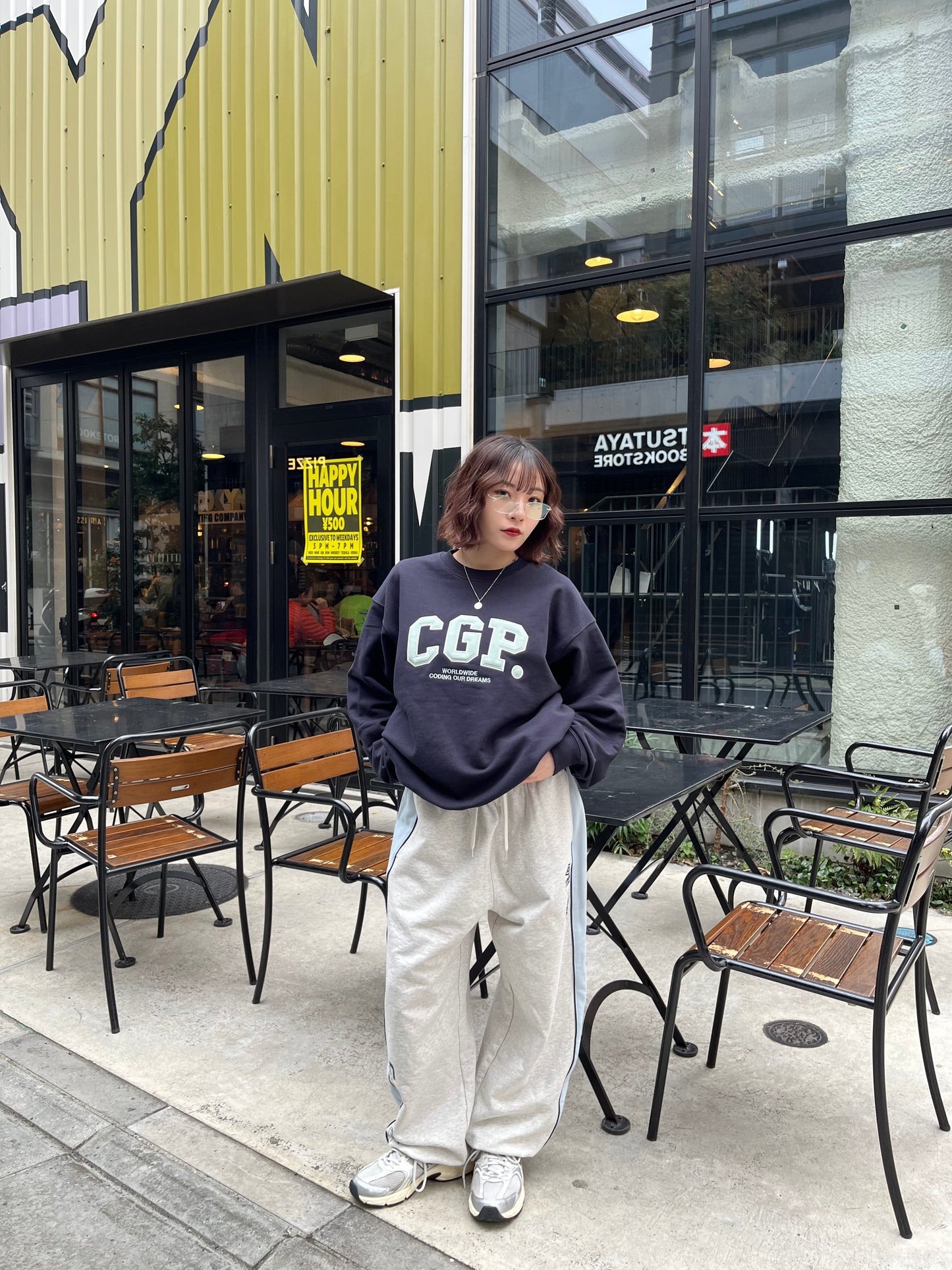 CGP arch logo crew neck CBESUTL100