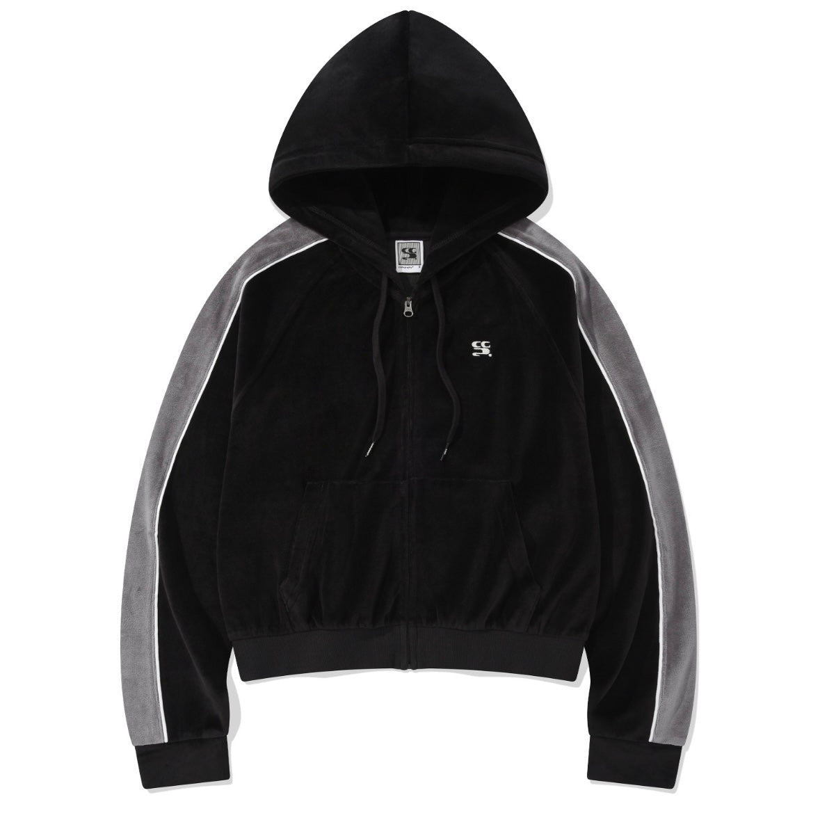 (Woman) Velvet hoodie zip-up CBDWWTC001
