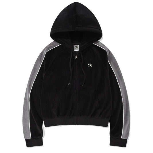 (Woman) Velvet hoodie zip-up CBDWWTC001