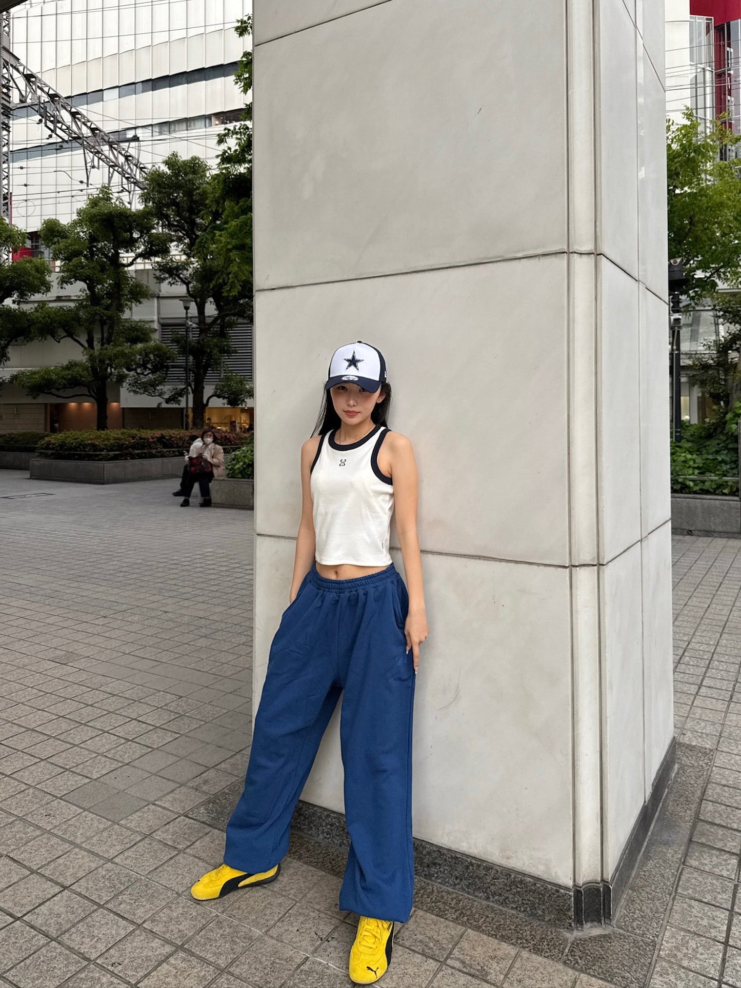 (Woman) Color combination sleeveless CBEUWTX501