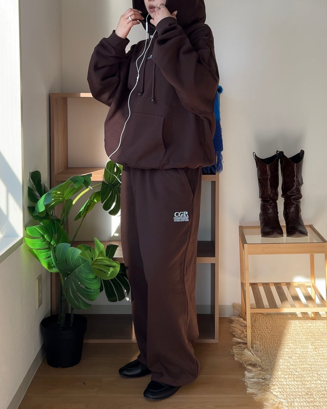 CGP Small Square Logo One Point hoodie