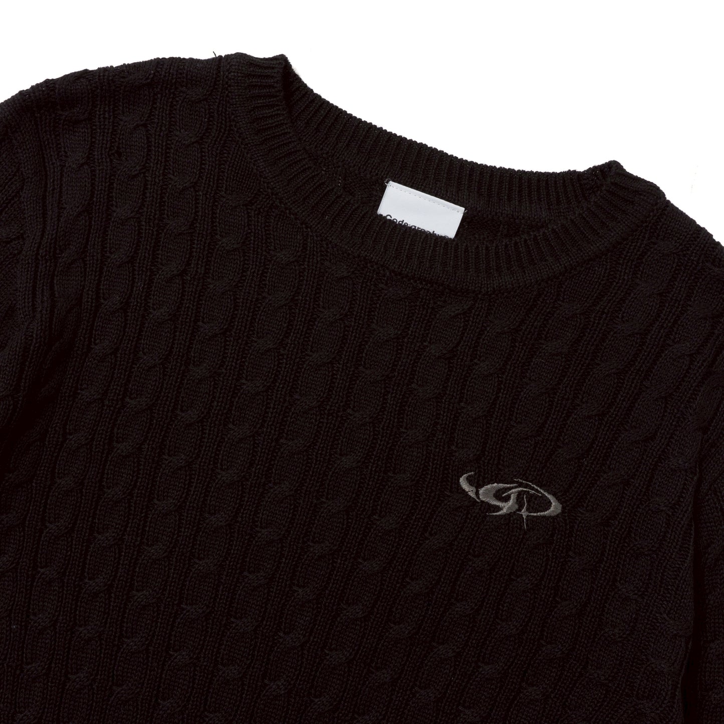 Tech Logo Cable Knit