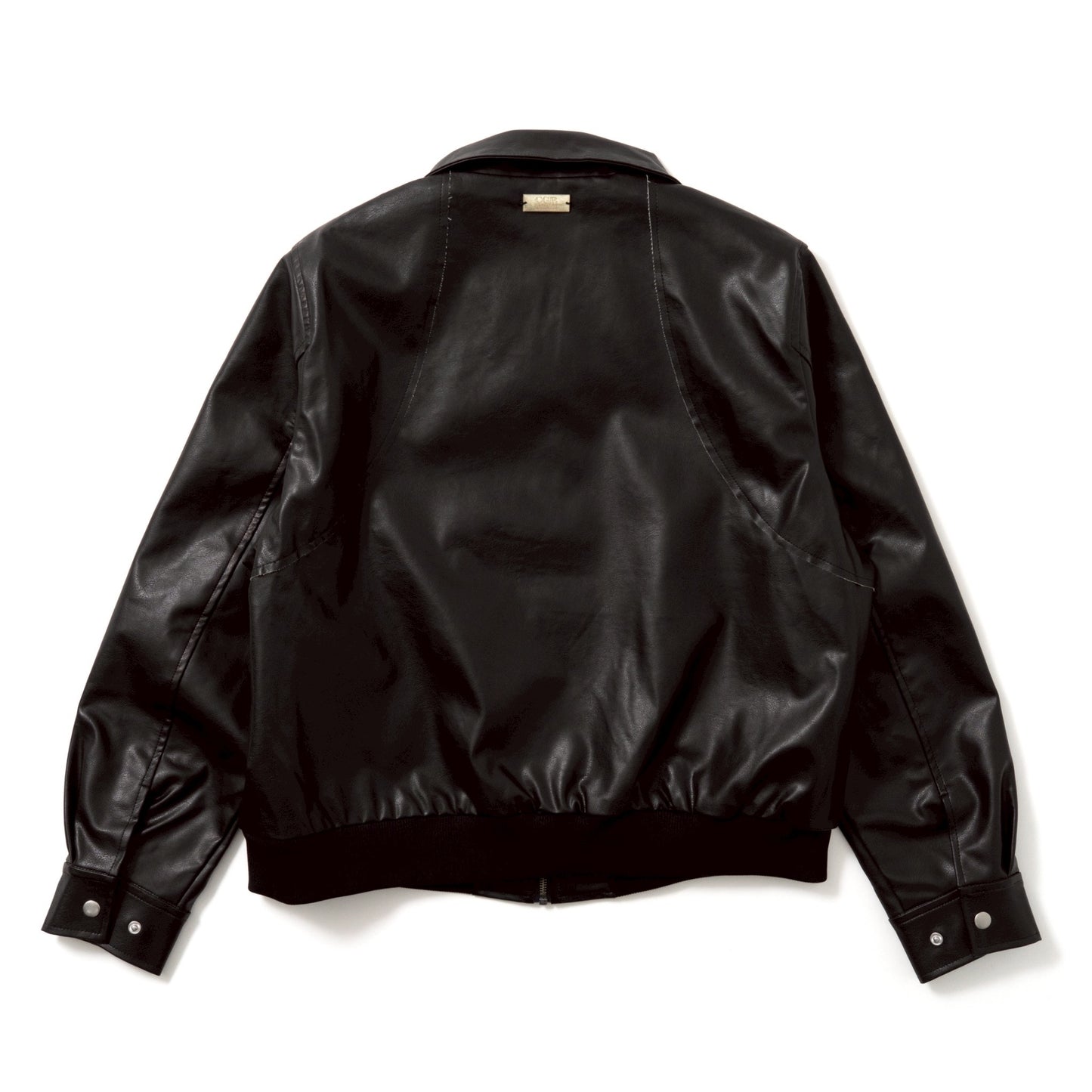 Full Zip FakeLeather Jacket