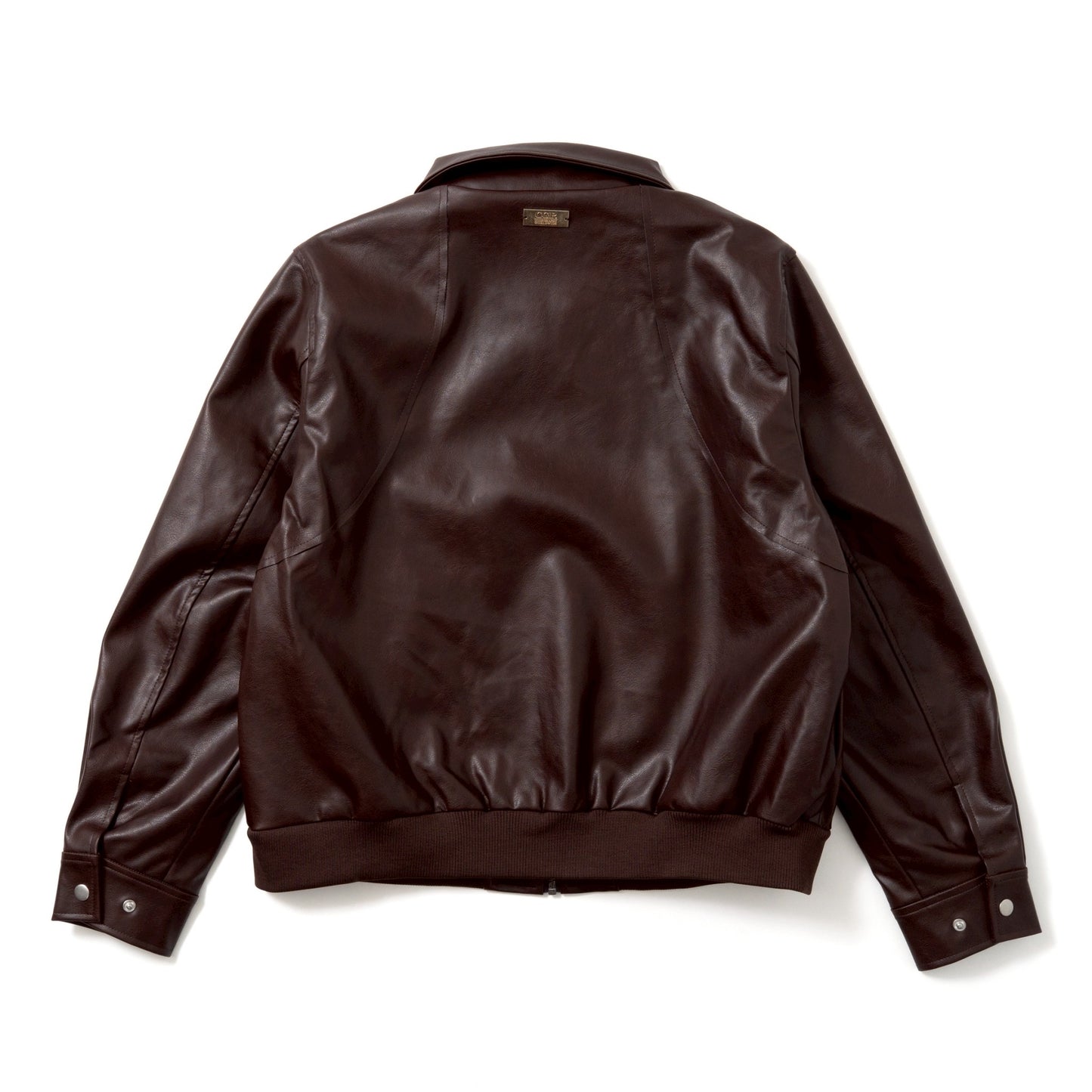 Full Zip FakeLeather Jacket