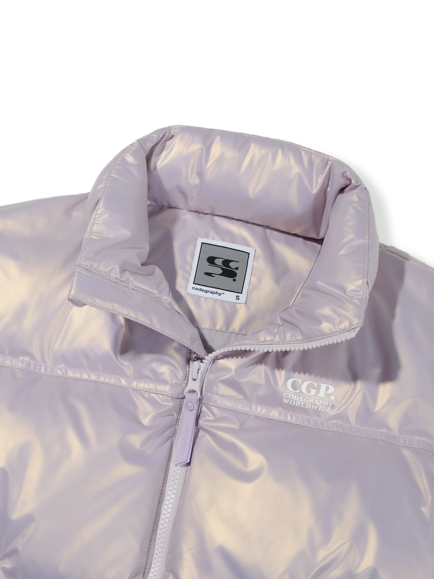 (Women) RDS glossy duck down puffa short padding CBDWWIH001
