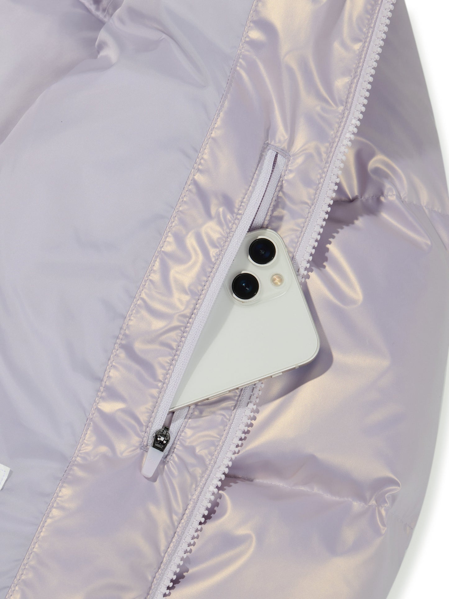 (Women) RDS glossy duck down puffa short padding CBDWWIH001