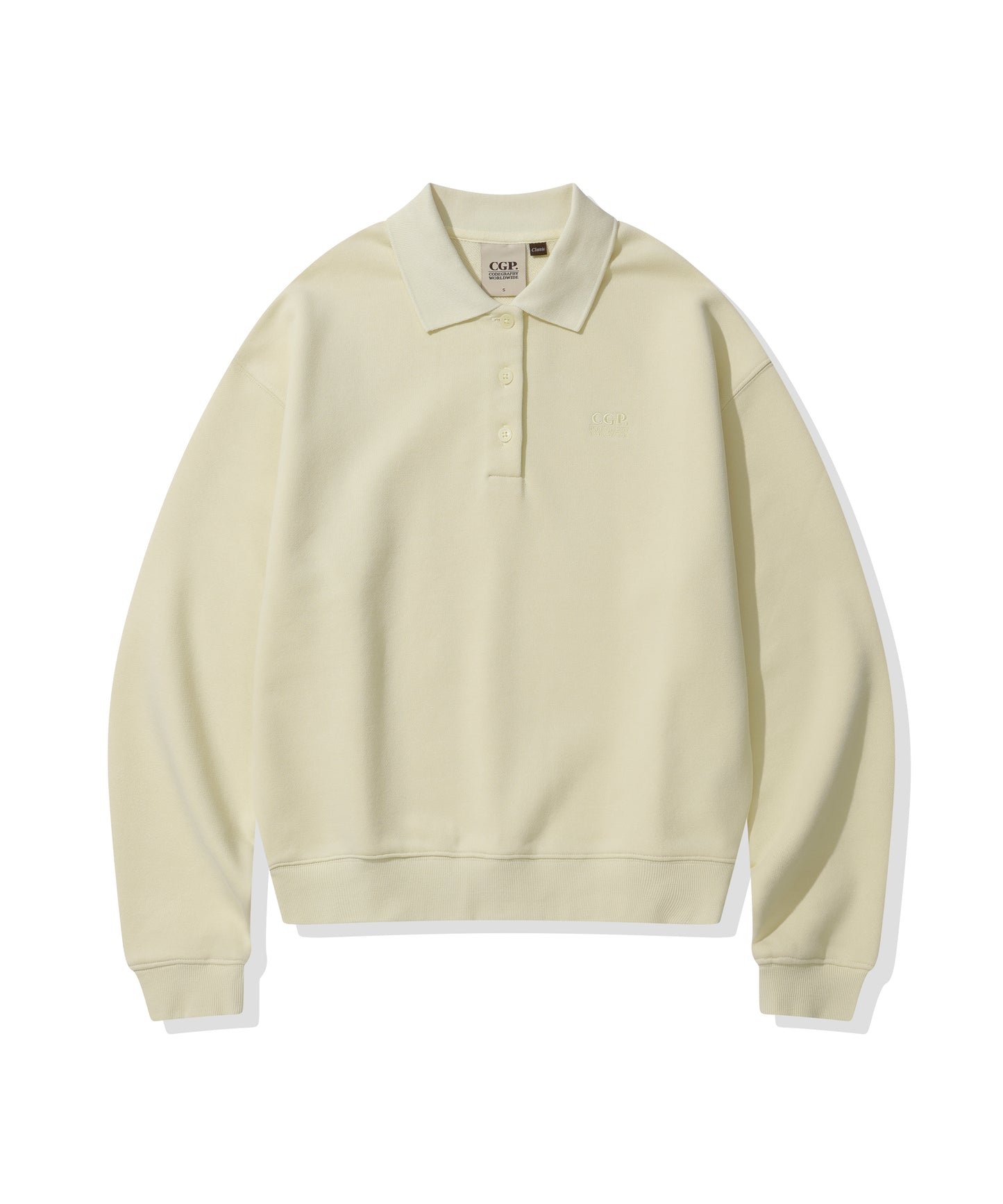 (Women) Small Square Logo Rugby Man-to-Man CBEWWTL034