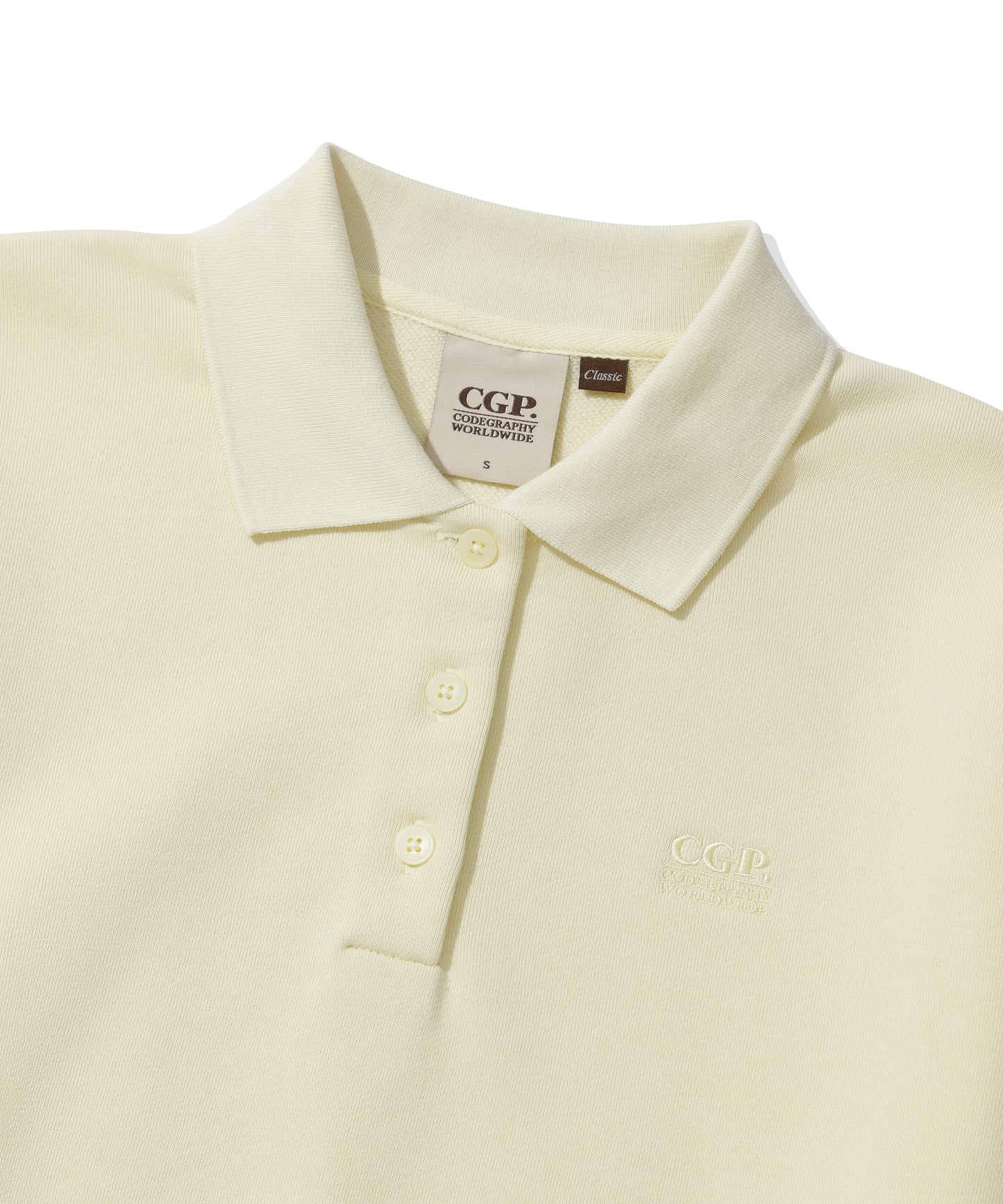 (Women) Small Square Logo Rugby Man-to-Man CBEWWTL034