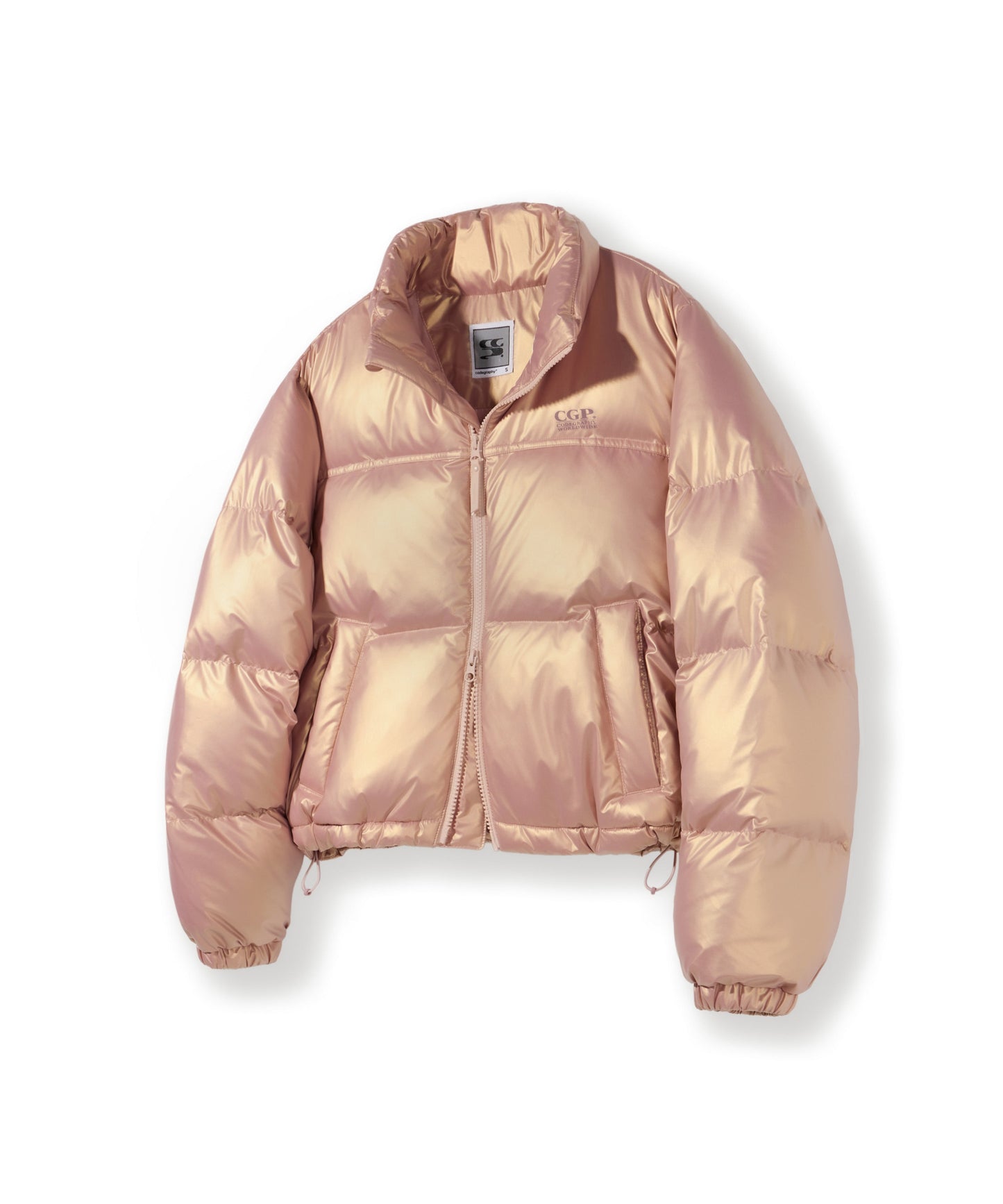 (Women) RDS glossy duck down puffa short padding CBDWWIH001