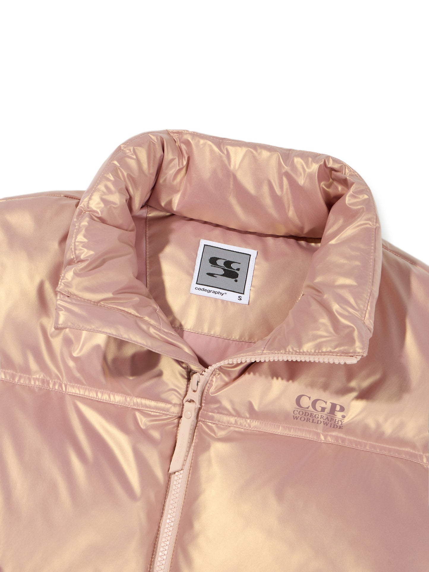 (Women) RDS glossy duck down puffa short padding CBDWWIH001