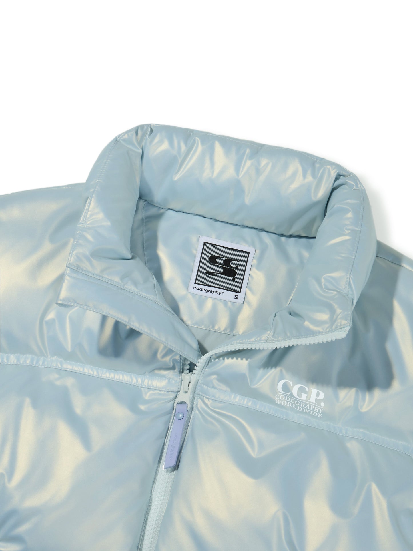 (Women) RDS glossy duck down puffa short padding CBDWWIH001