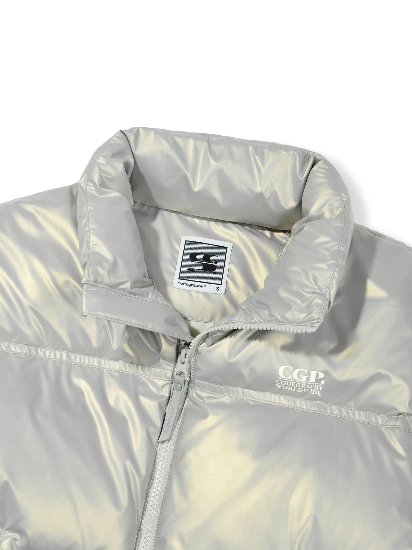 (Women) RDS glossy duck down puffa short padding CBDWWIH001