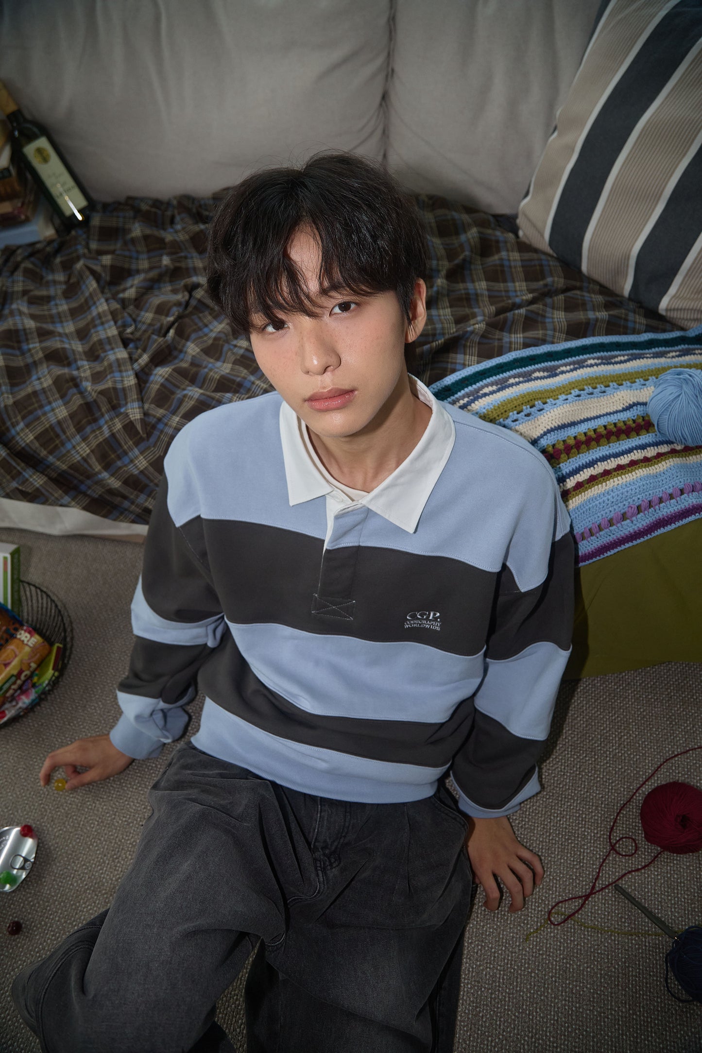 Striped Rugby Sweatshirt CBFSUTL011