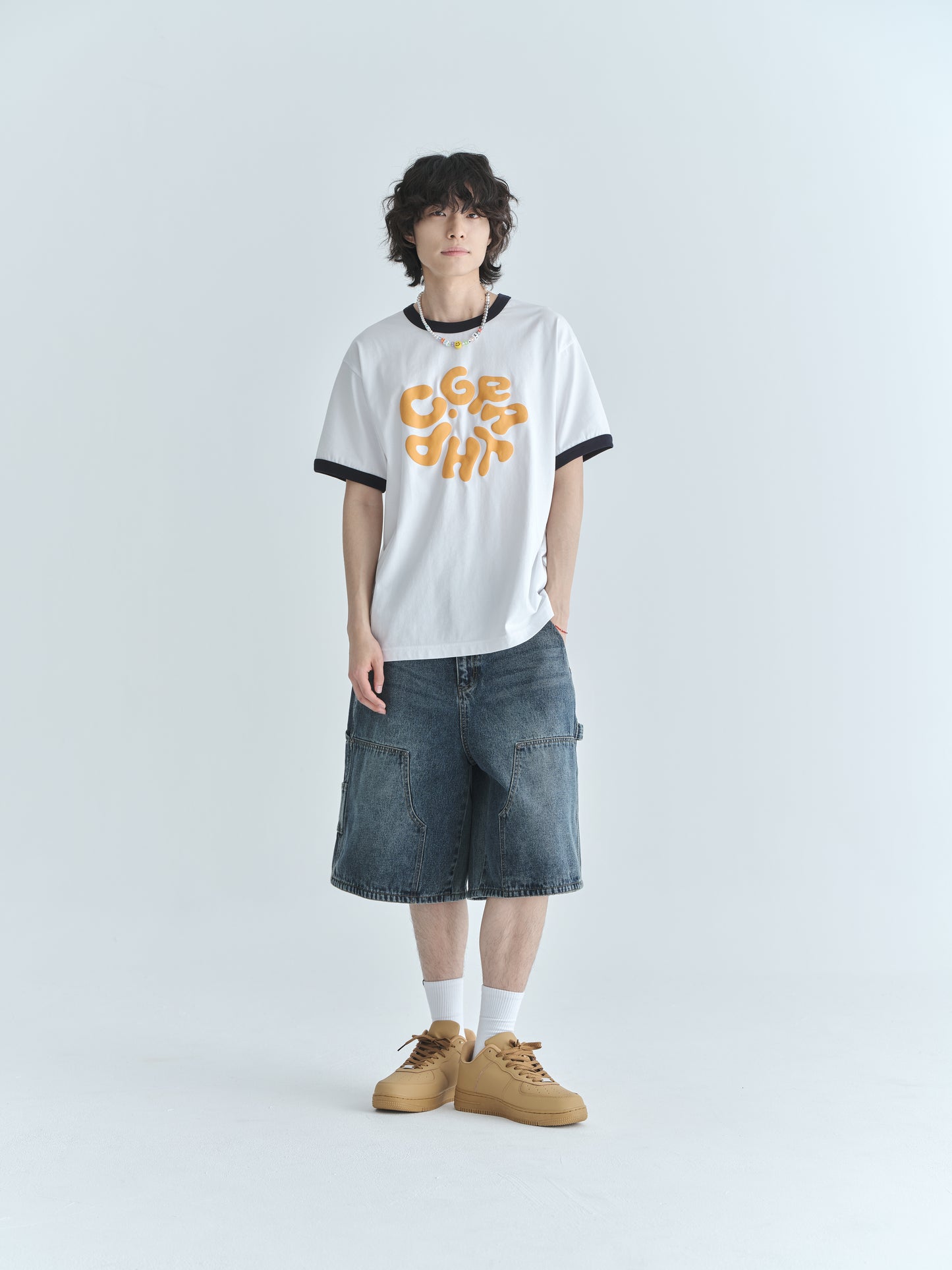 Bermuda Cargo Denim Shorts CBFUUDT002