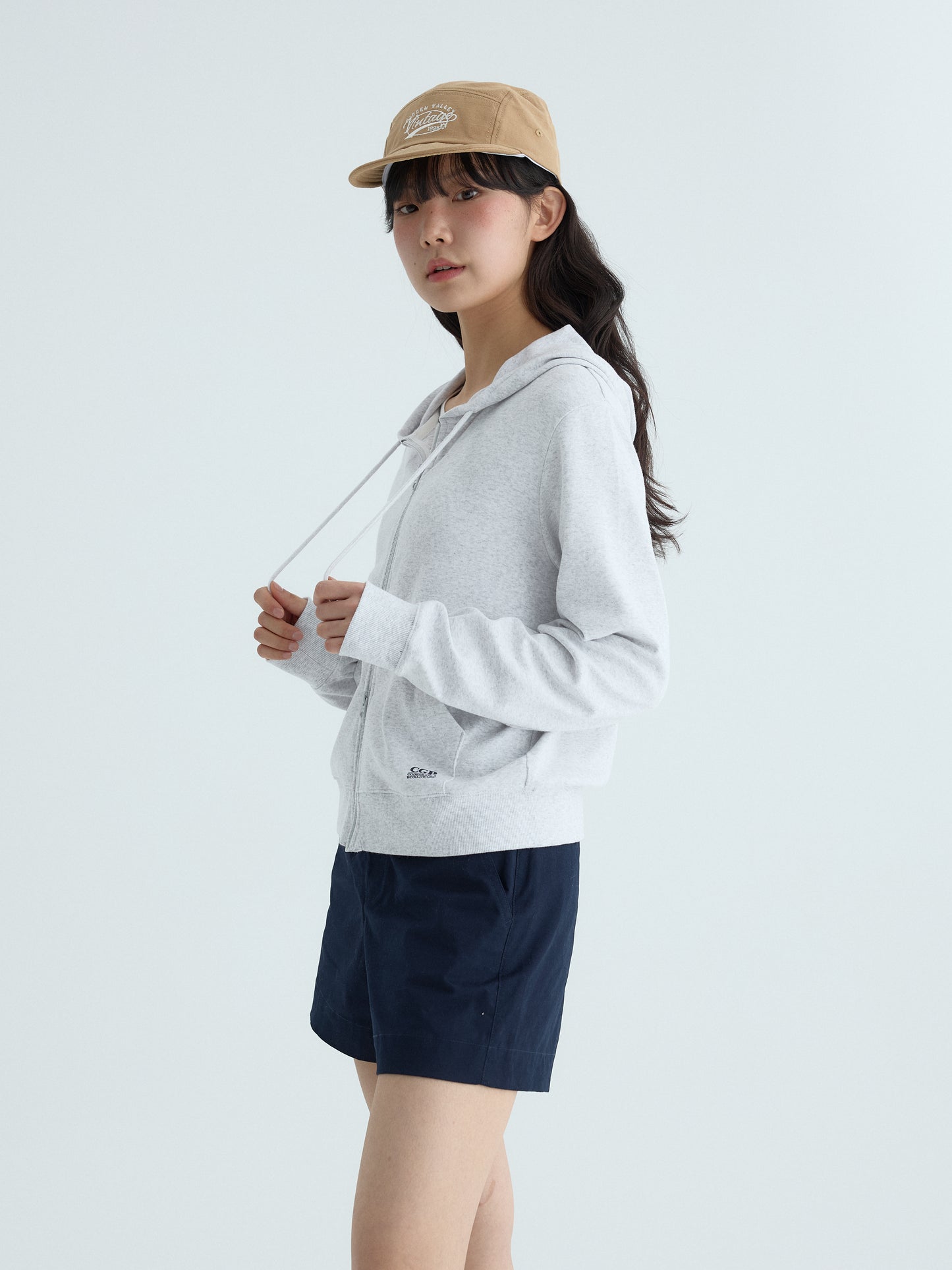 (Women) Lightweight Hooded Zip-up CBFUWTC002