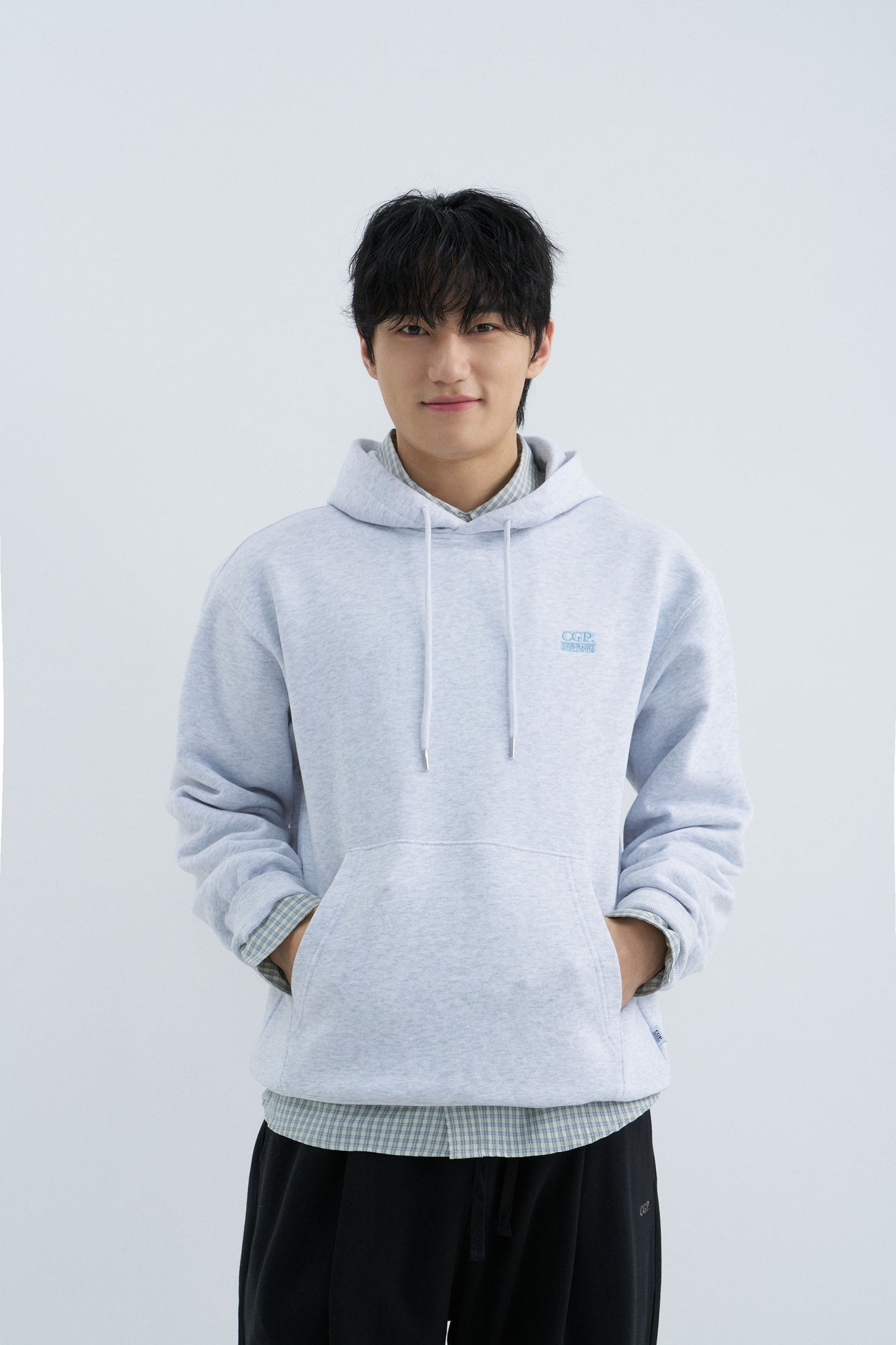 Square Logo Front and Back Hoodie　CBFSUTH005