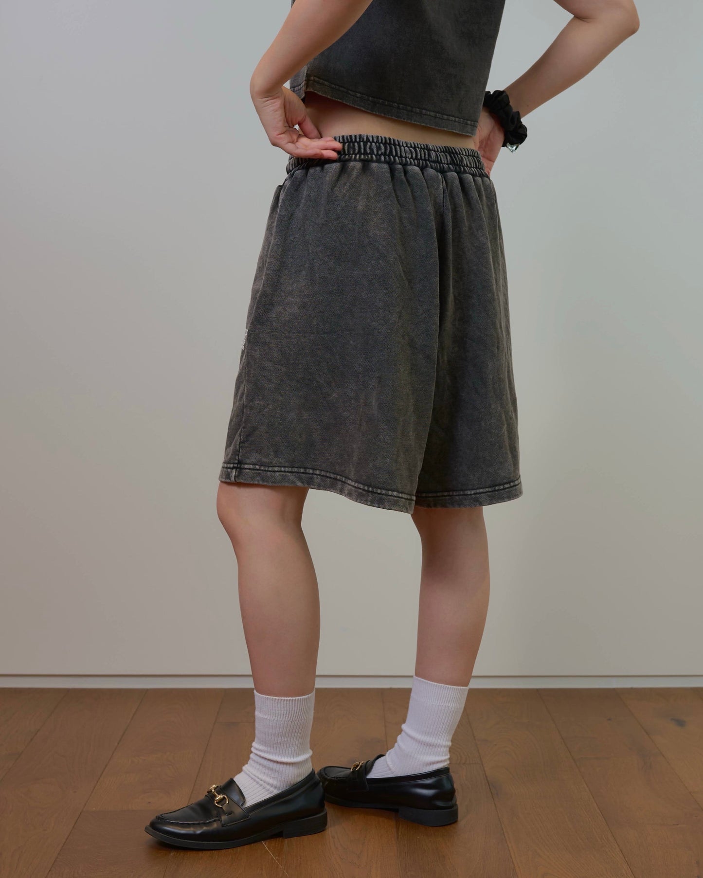 Pigment Square Logo Sweat Shorts