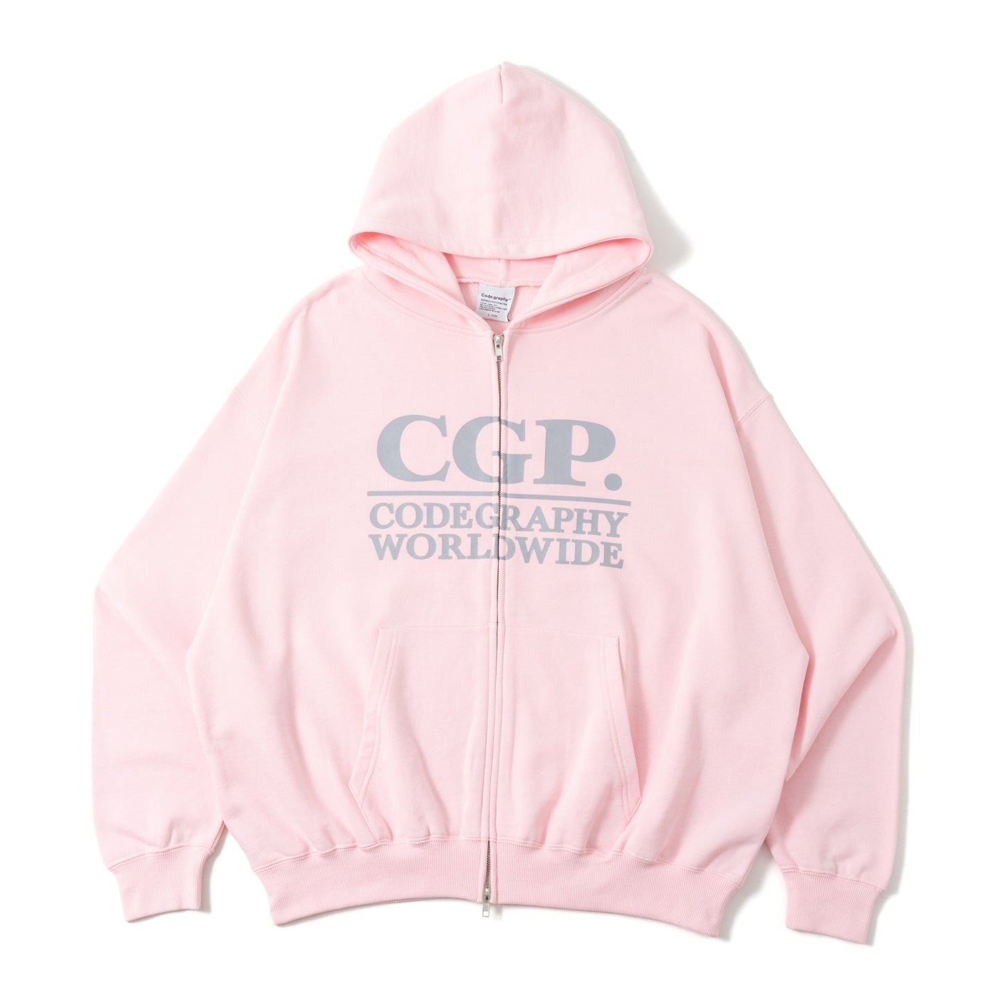 Square Logo Zip Hoodie